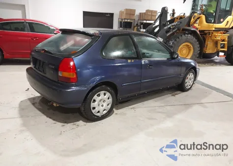 1998 Honda Civic Dx из США, поврежденный, VIN 2HGEJ6447WH103800
